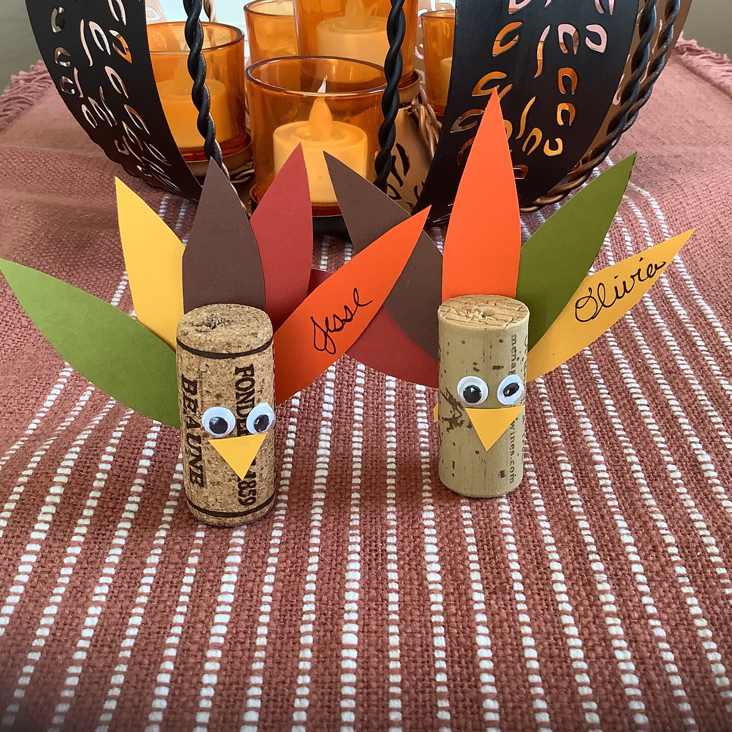 How-To name is DIY Thanksgiving craft, Thanksgiving place card DI