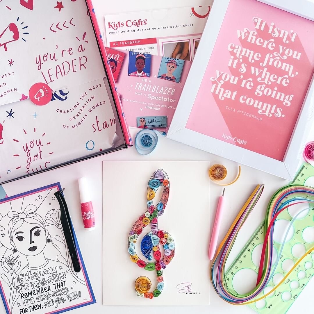 Kids Crafts Paper Quilling Craft Kit for Kids