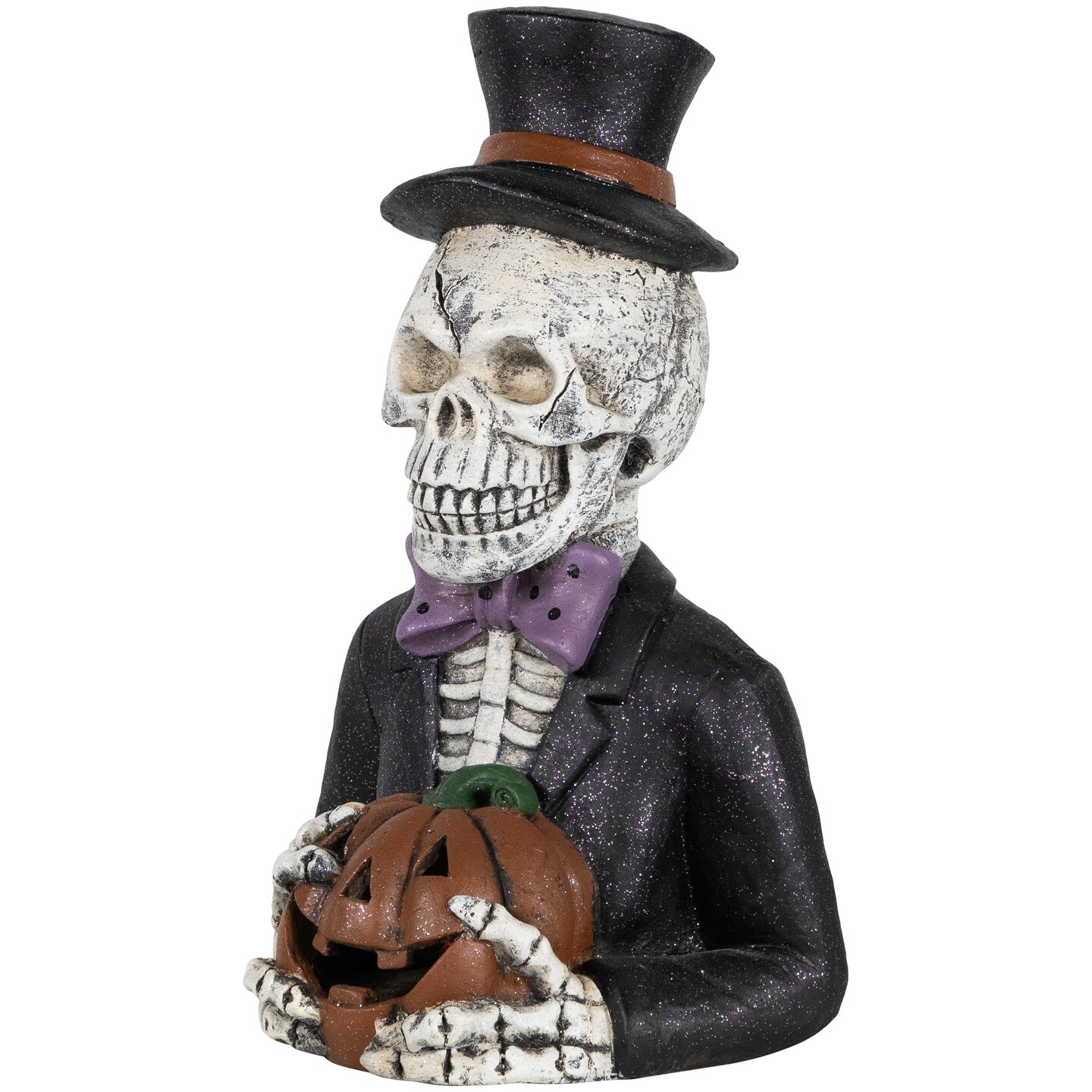 Northlight Skeleton with Jack-O'-Lantern Decoration - Thumbnail 5