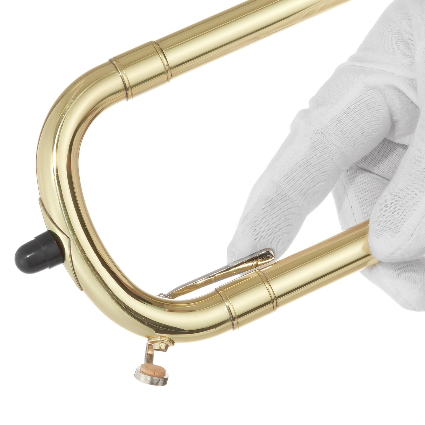 Ashthorpe Bb Tenor Slide Trombone - Includes Case, Mouthpiece, Gloves, Cleaning Cloth, Slide Grease