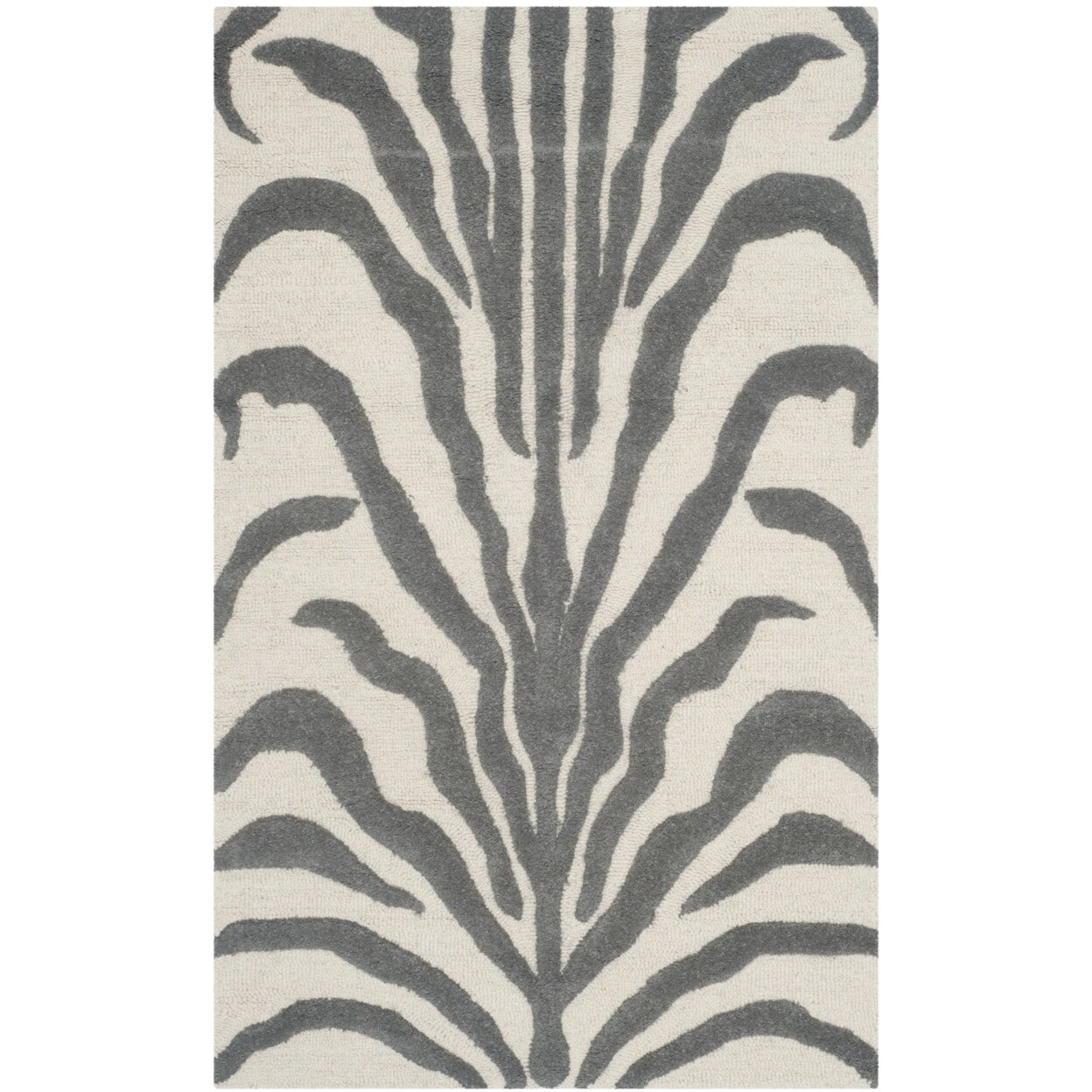 Safavieh   Cambridge CAM709A Ivory / Dark Grey Rug