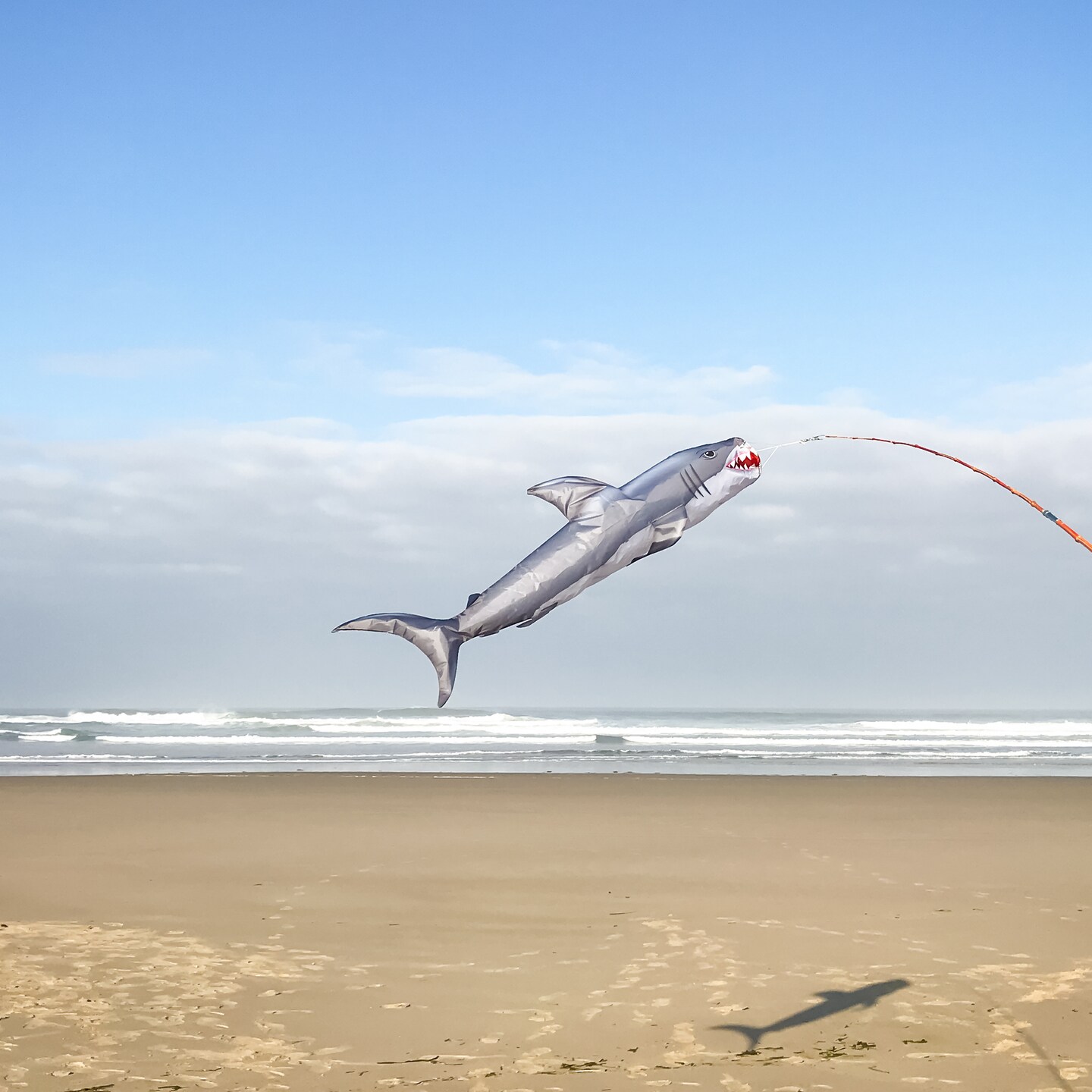 In the Breeze 5160 - Shark 48&#x22; Fish Windsock - Realistic Shark Fishsock