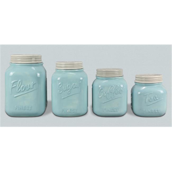 4-Piece Mason Jar Canister Set