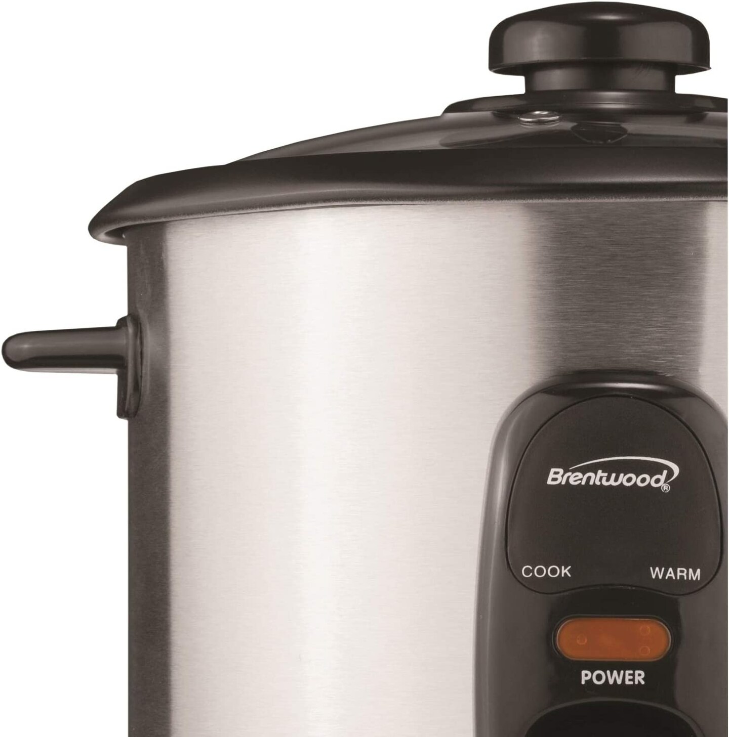 Brentwood 8 CUPS (UNCOOKED) RICE COOKER -SS/BLK