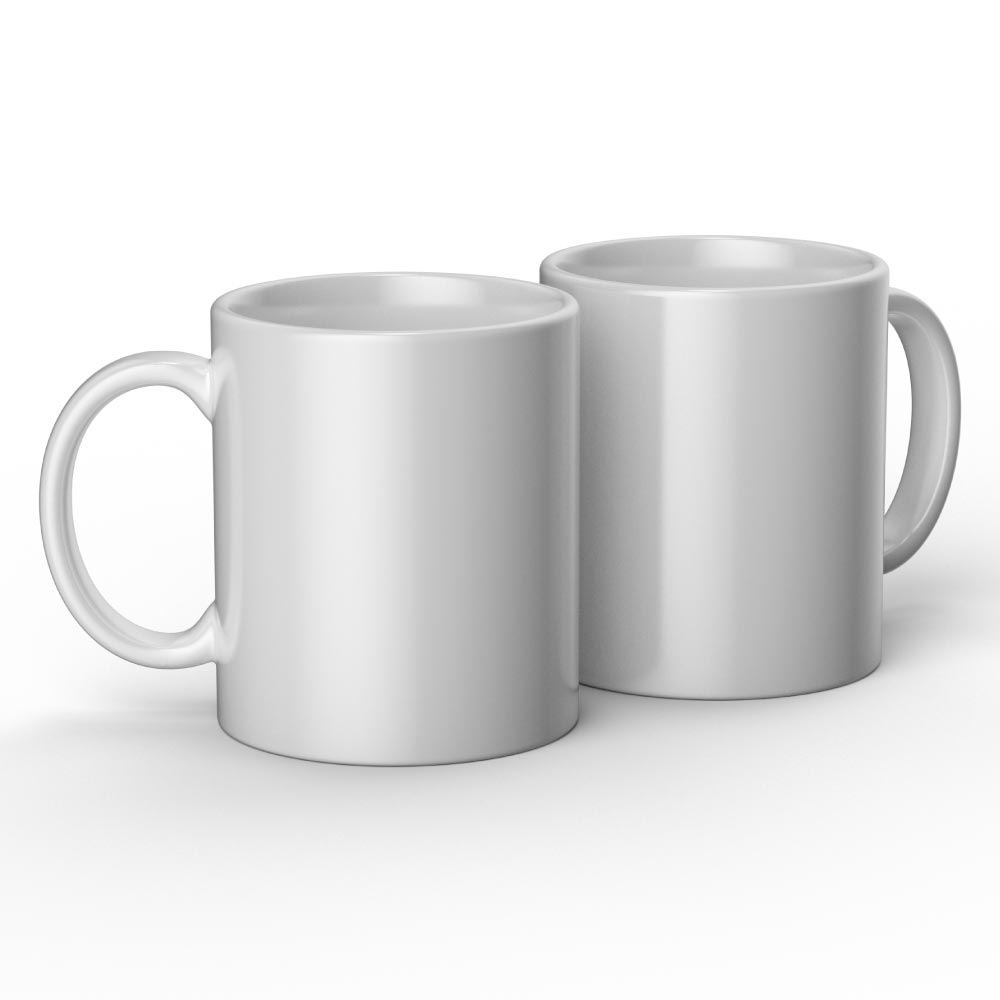 Cricut Ceramic Mugs for Mug Press, 12oz, Infusible Ink Sheets &#x26; Designs Bundle