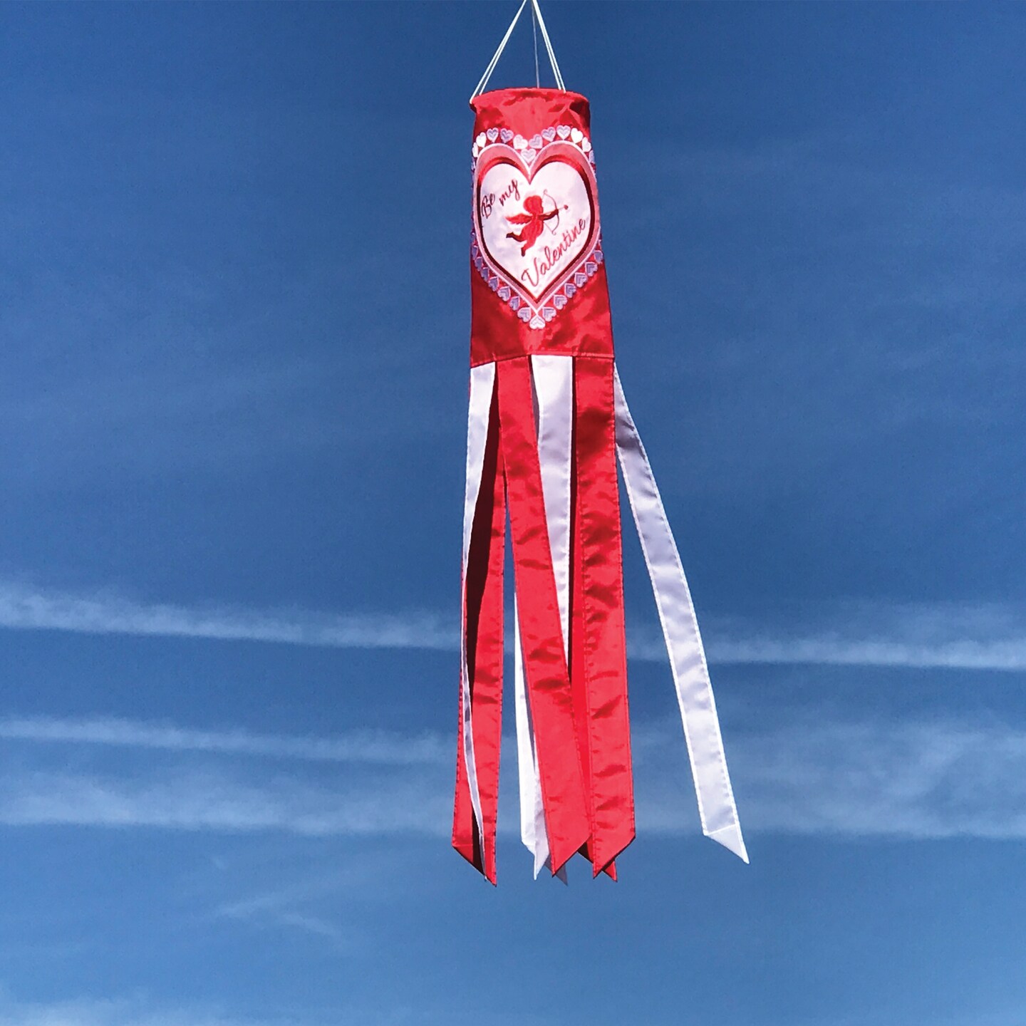 In the Breeze 5129 Be My Valentine 40 Inch Windsock - Outdoor Holiday Windsock