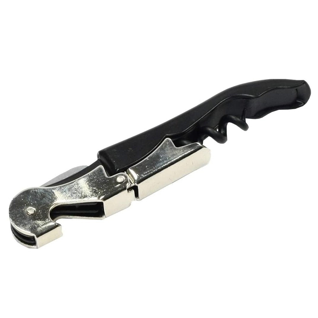 Chef Craft Waiter&#x27;s Corkscrew Professional All-In-One Stainless Steel Wine Bottle Opener &#x26; Foil Cutter