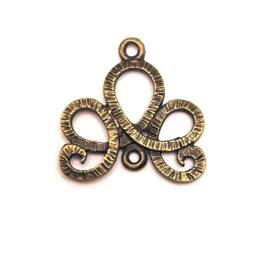 4, 20 or 50 Pieces Bronze Decorative Knot Connector Charms Michaels