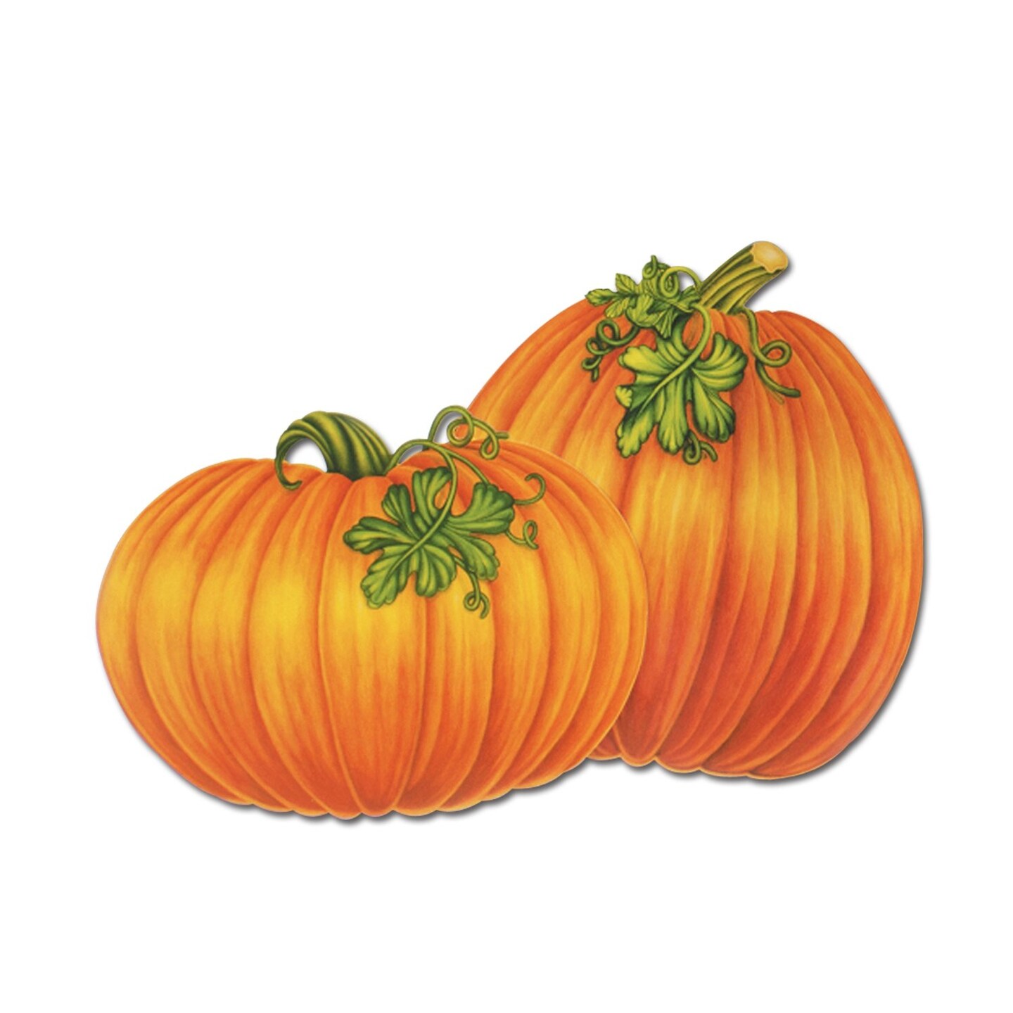 Pkgd Pumpkin Cutouts (Pack of 12)
