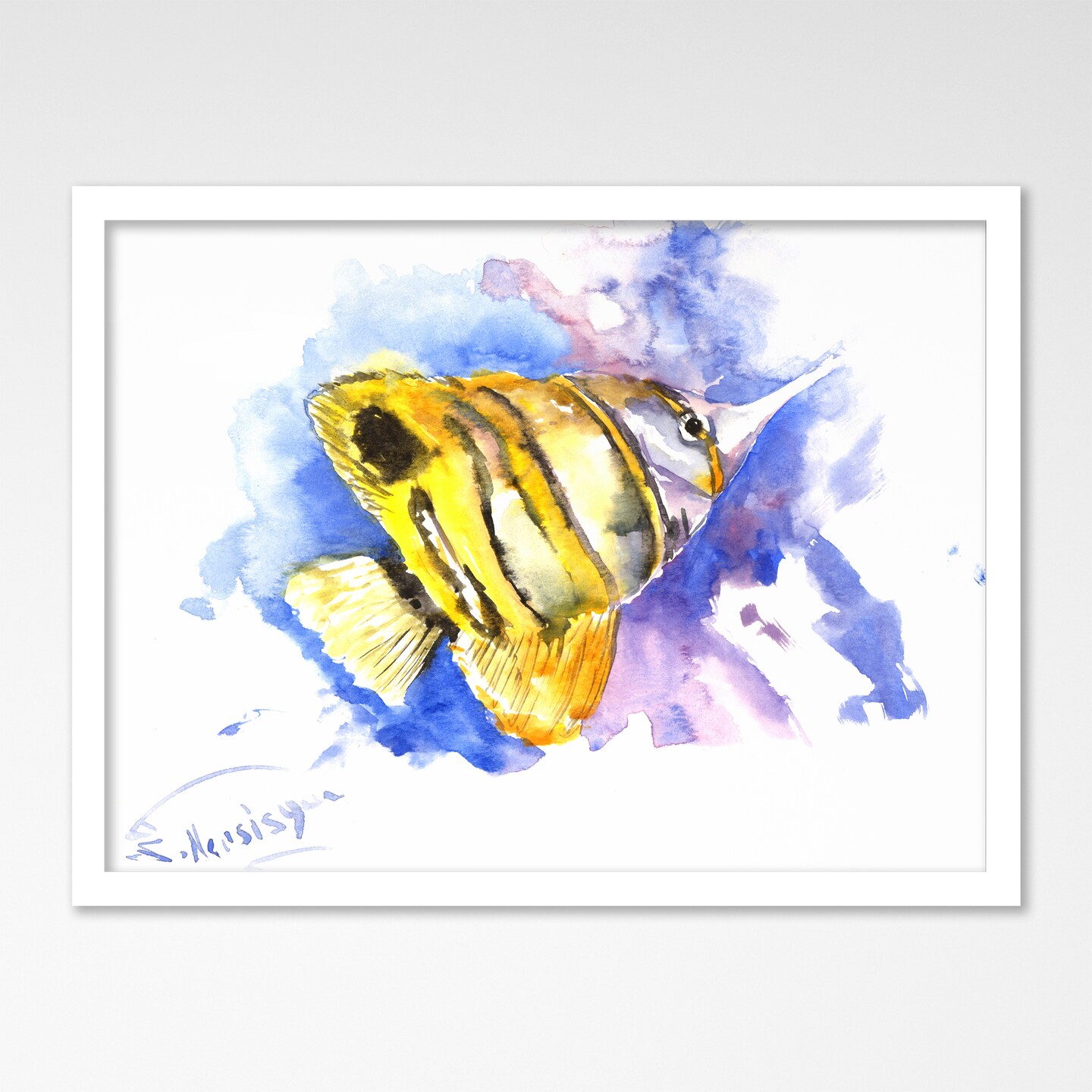 Angelfish Copperhead by Suren Nersisyan  Framed Print - Americanflat