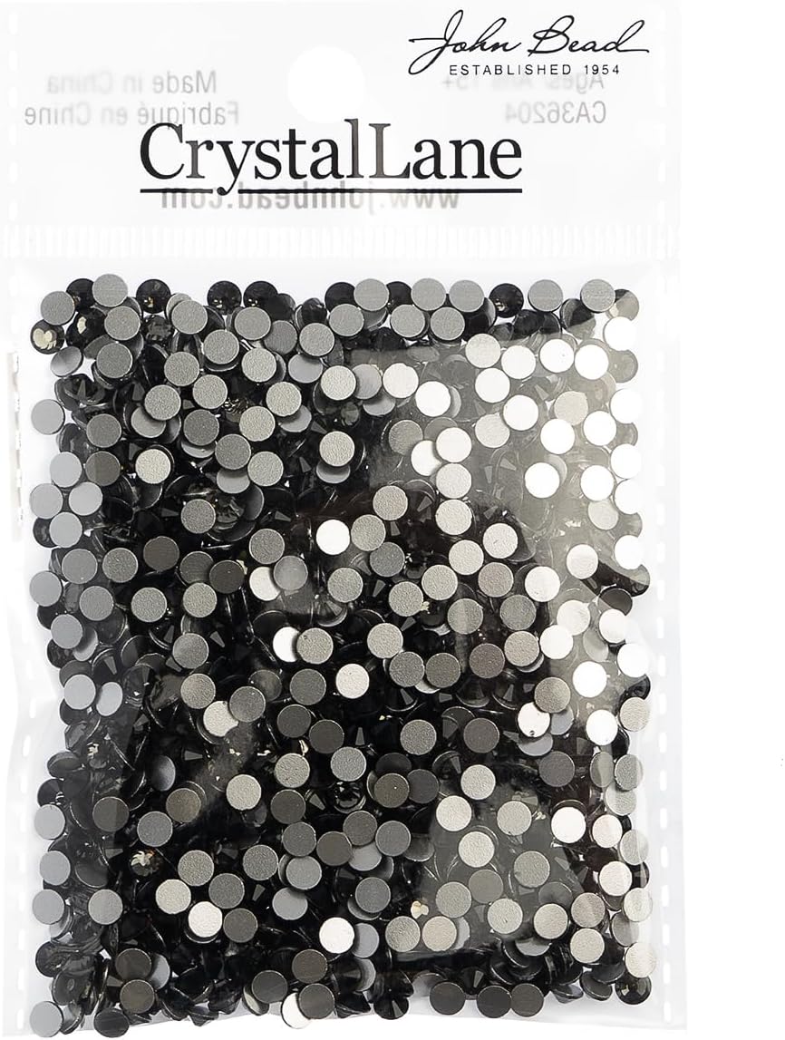 Crystal Lane DIY SS16 Glass Flatback Rhinestones, 1440pcs