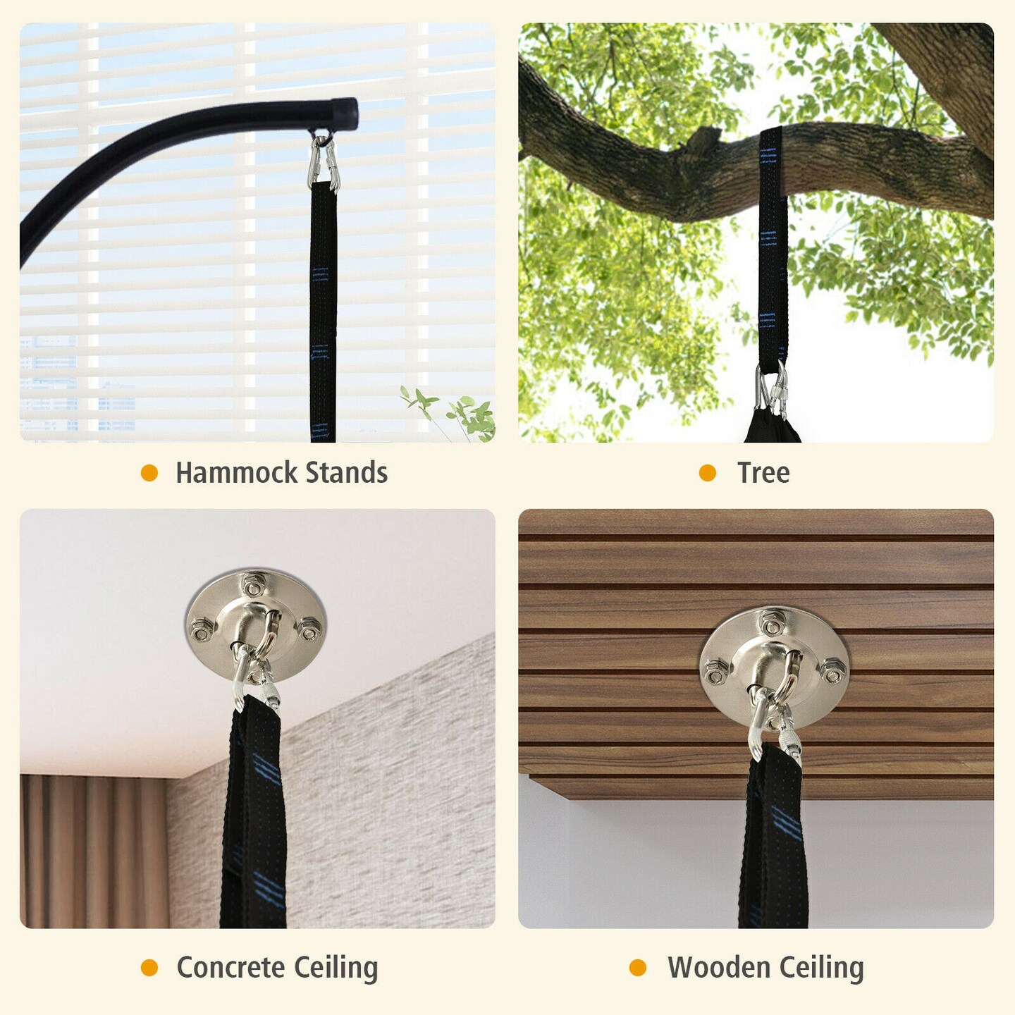 32 Inch Kids Nest Swing Chair Hanging Hammock Seat for Indoor and Outdoor