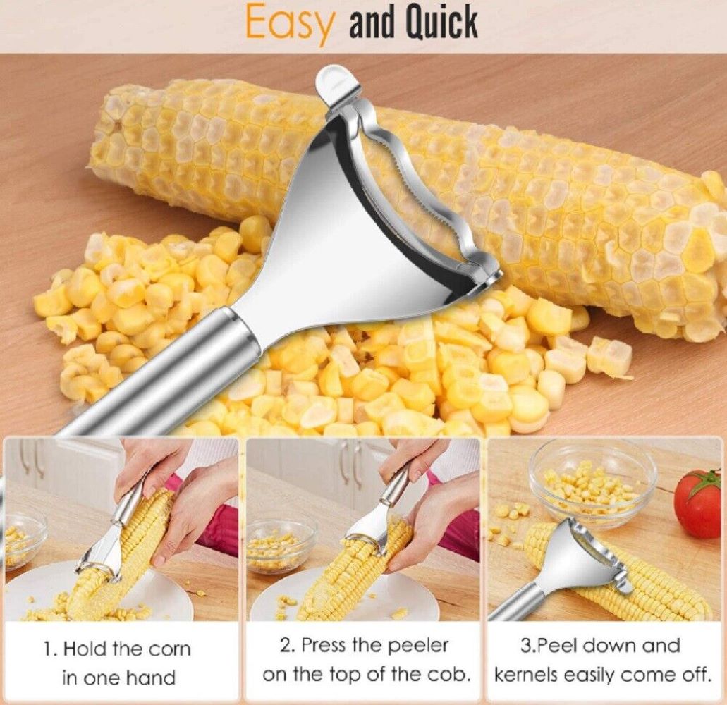 Kitcheniva Corn Peeler Thresher Tool