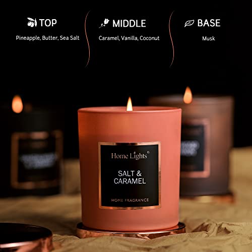 Jar Candle with Favorite Natural Fragrances - Quality Soy Wax, Smokeless Cotton Wick, Long Lasting 35 Hour Burn. Includes Luxury Lid in Gift Pack
