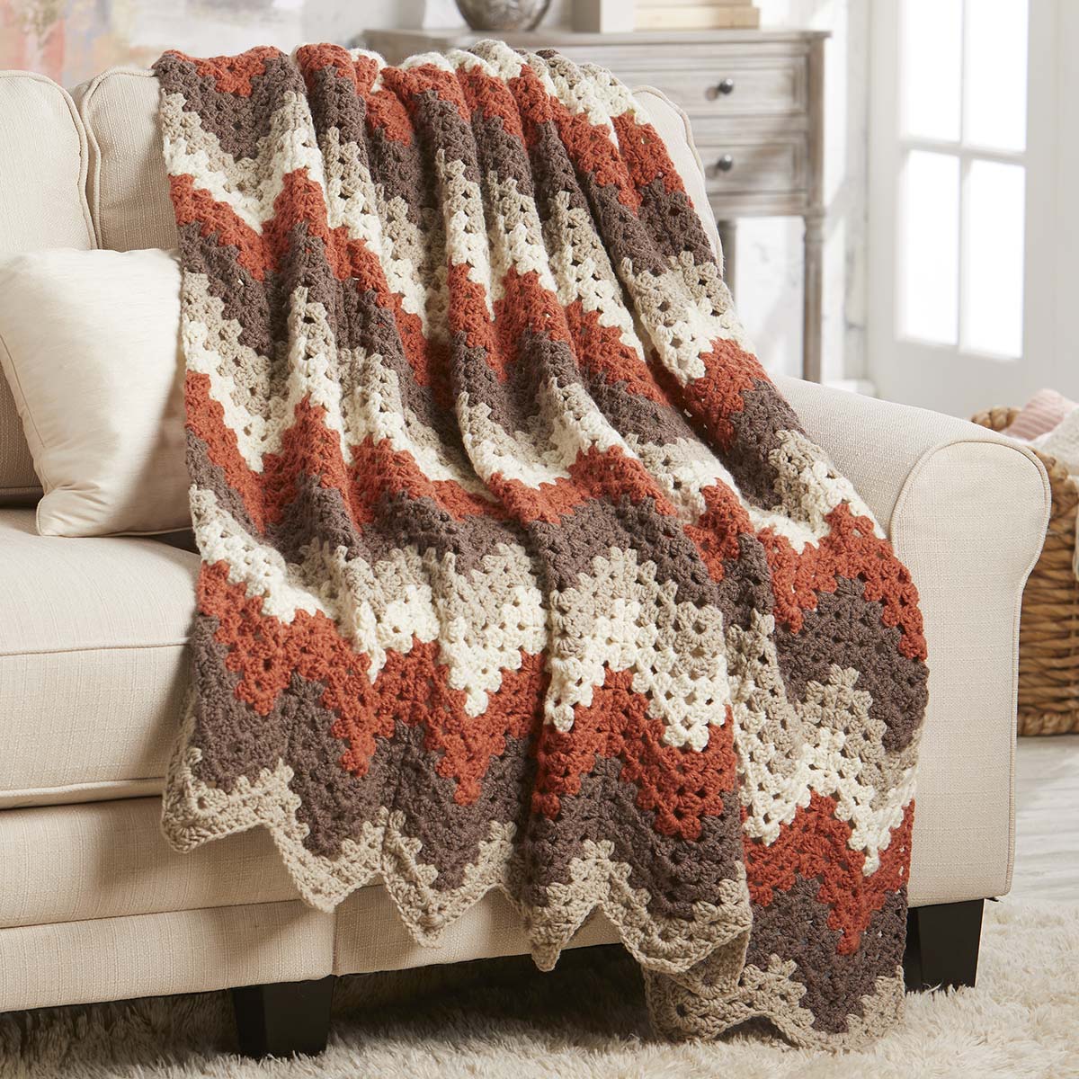 Premier Cassia Ripple Afghan Crochet Kit Michaels