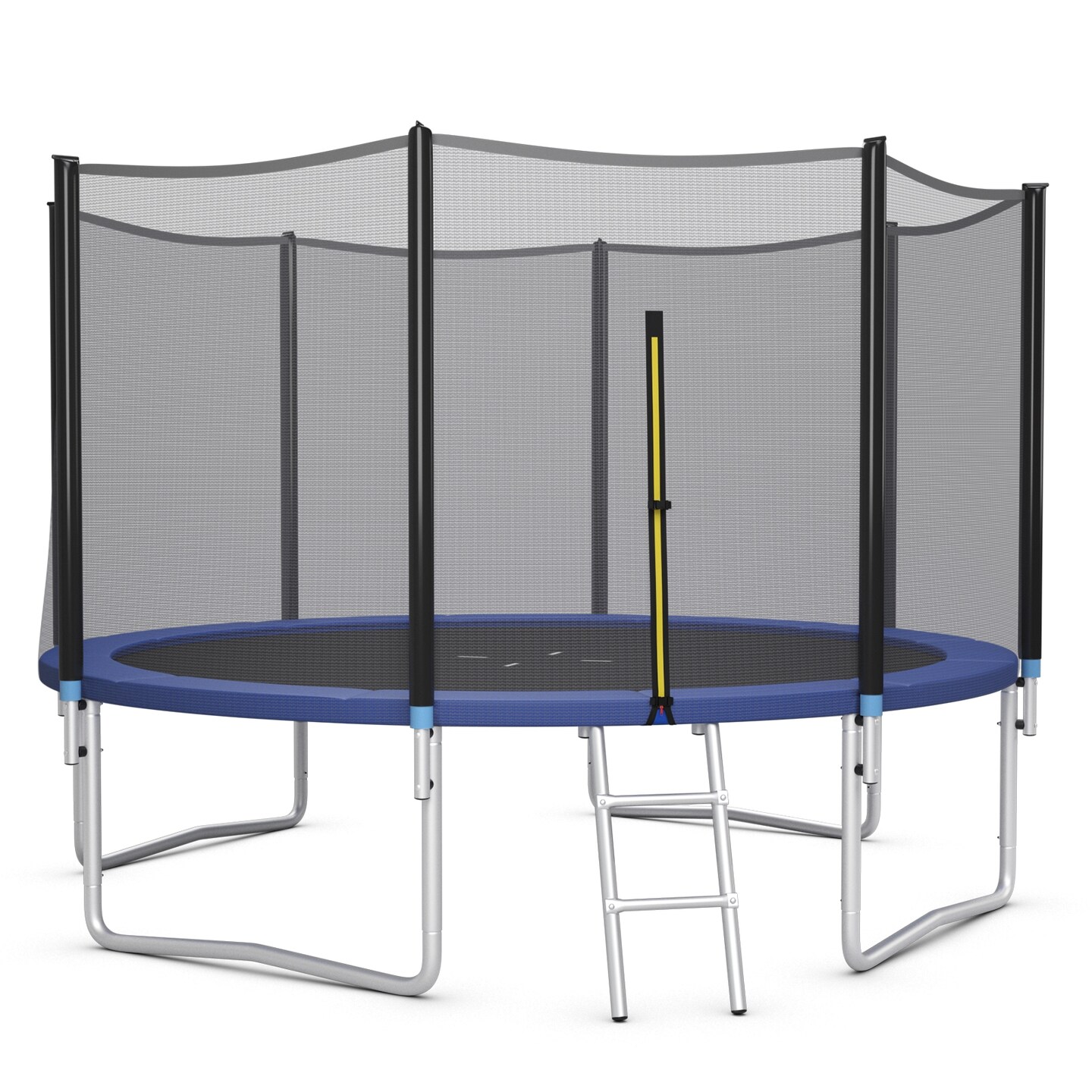 Outdoor Trampoline Bounce Combo with Safety Closure Net Ladder