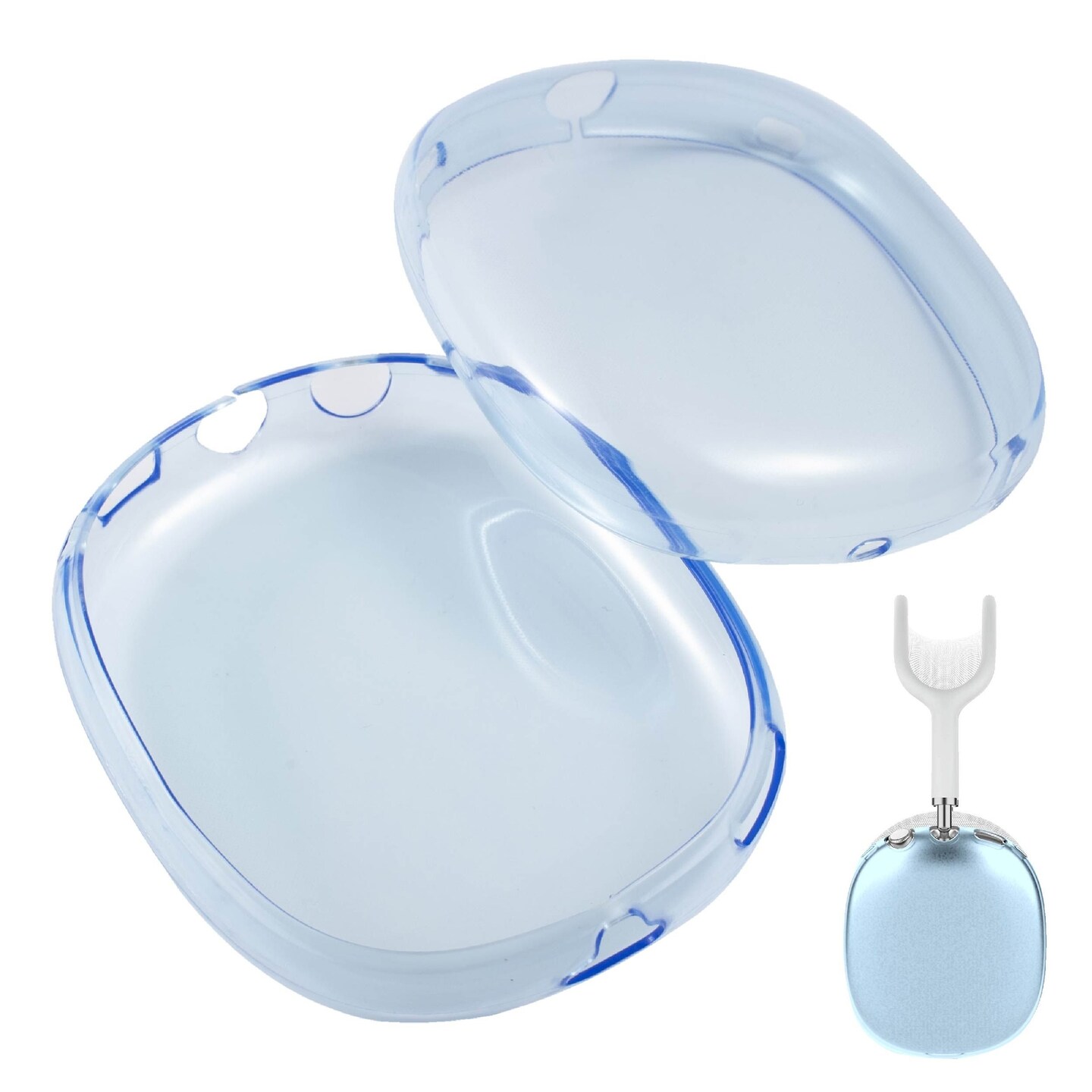 Insten EarCups Protector Case For Airpods Max Headphone Cover, Soft TPU Ear Cups Protective Skin Cushions, Headset Anti-Scratch Protection Accessories, Navy Blue