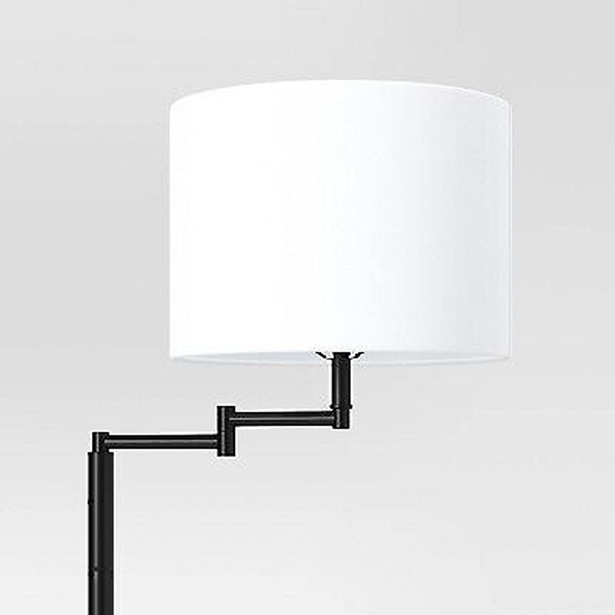 Metal Column Swing Arm Floor Lamp