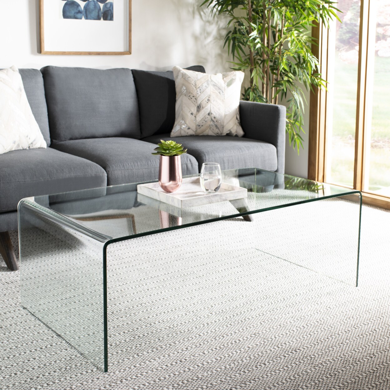 Safavieh   Willow Coffee Table Clear