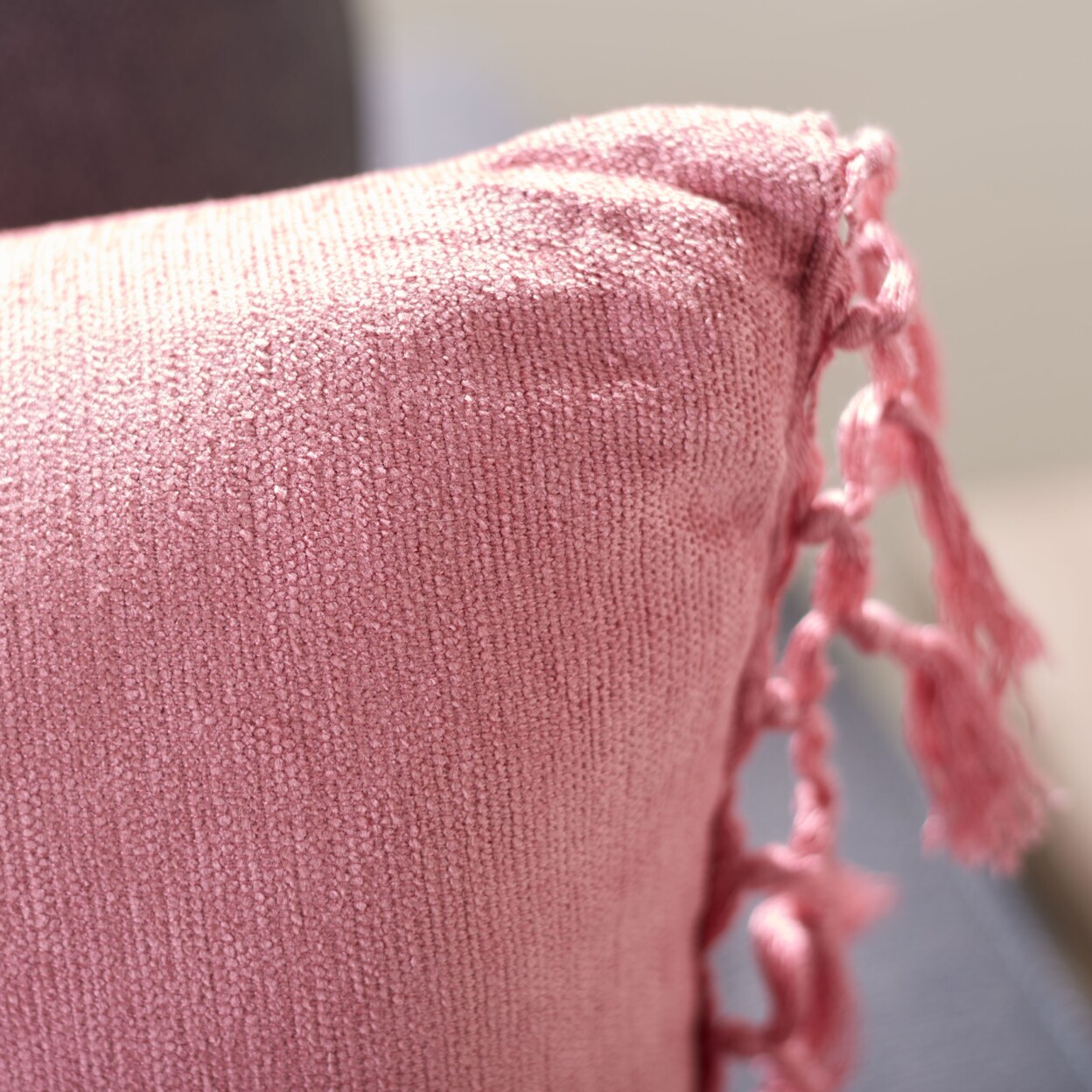 Safavieh Dandria Pillow Pink Bohemian Motif Decorative Pillow Boho-Chic Thow