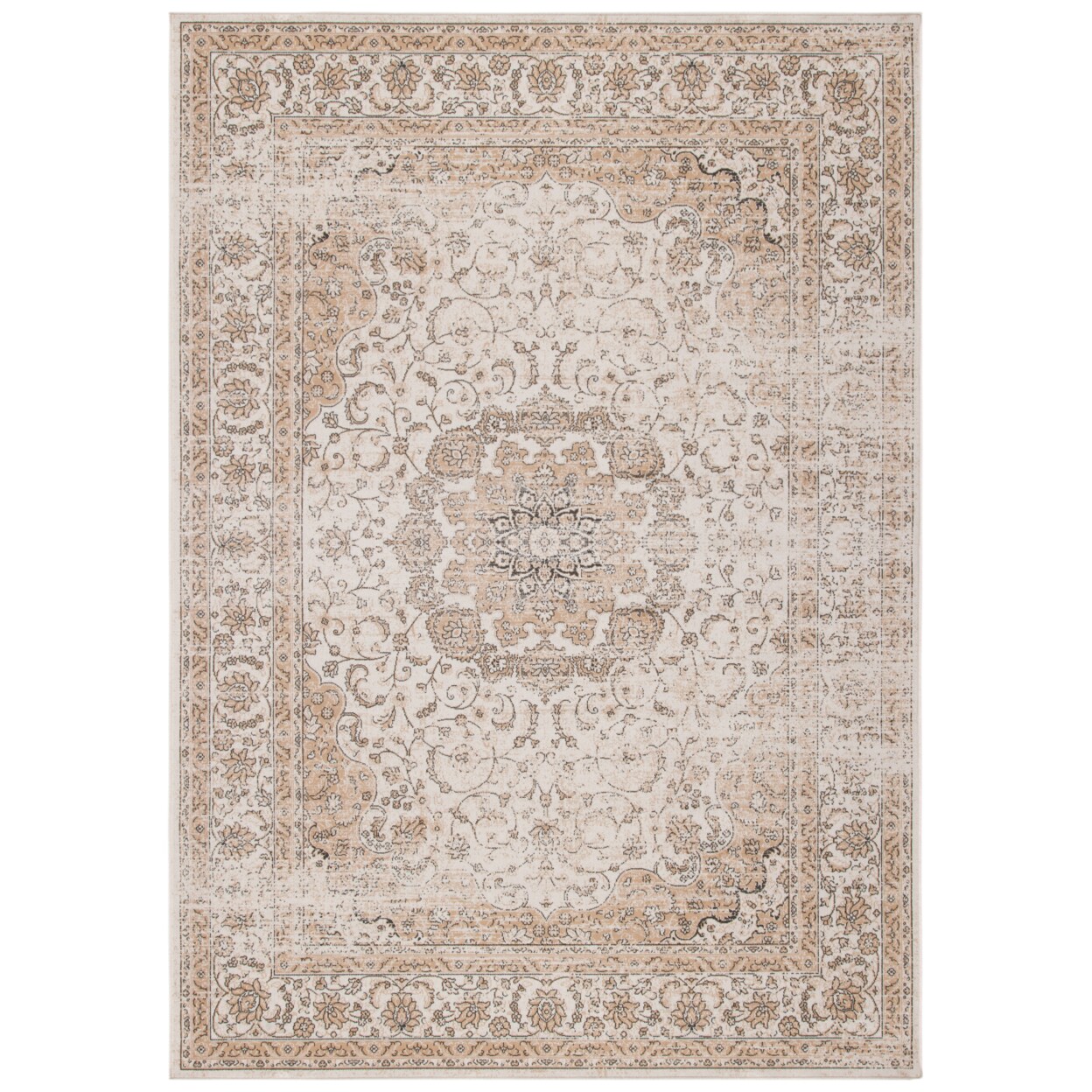 Safavieh Atlas Atl972A Ivory / Beige Rug Modern Area Rug Carpet Viscose Pile