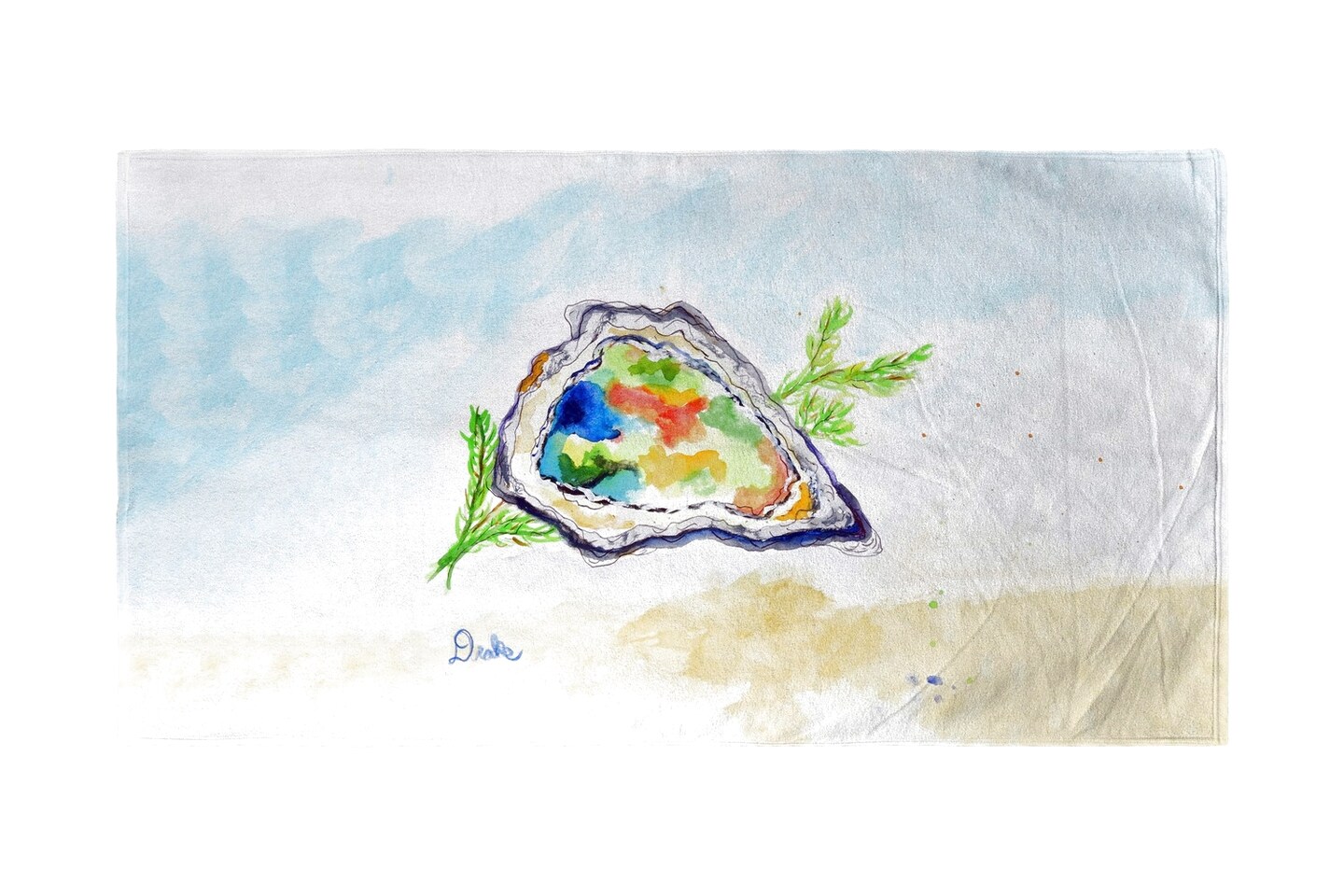 Betsy Drake Colorful Oyster Beach Towel