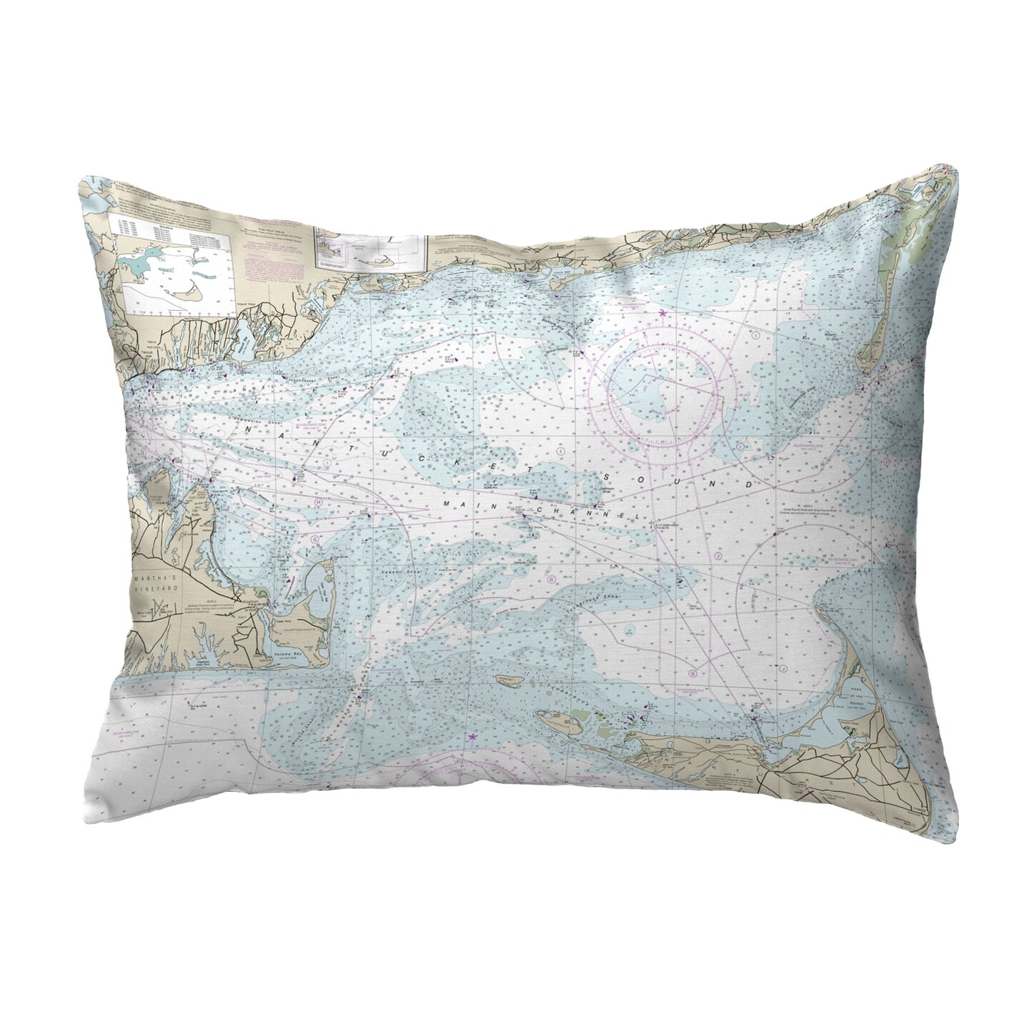 Betsy Drake Nantucket Sound, MA Nautical Map Noncorded Indoor/Outdoor ...