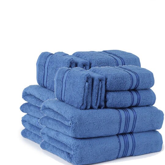 Infinite Basics 12-Piece Towel Set 100% Ringspun Cotton