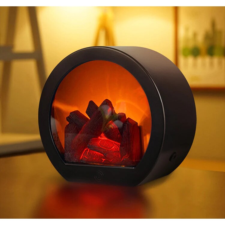 Infinite Basics Led Tabletop Fireplace Flame Light