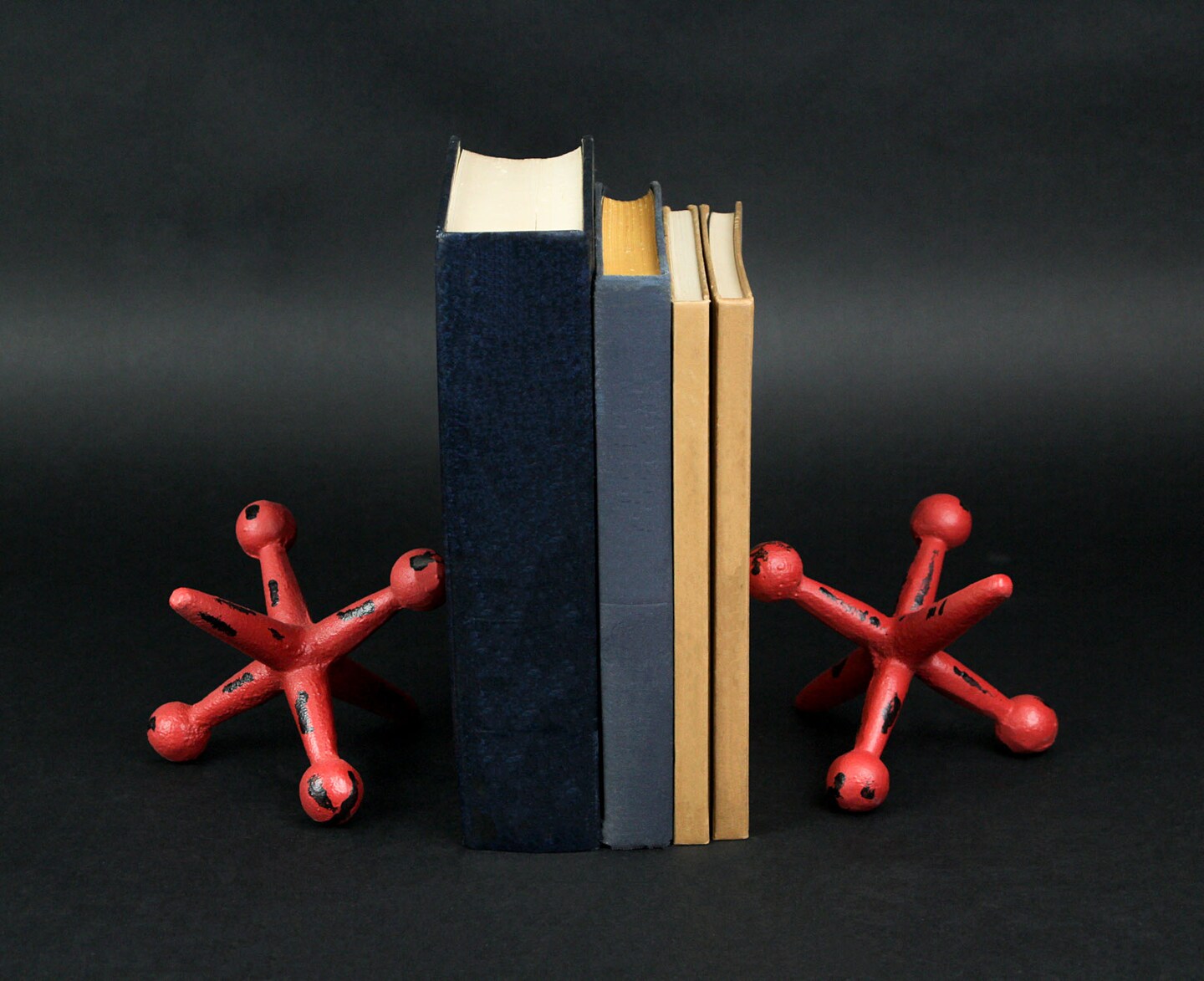 Cast Iron Giant Jack Bookends Decorative Metal Sculpture Doorstop Home Decor
