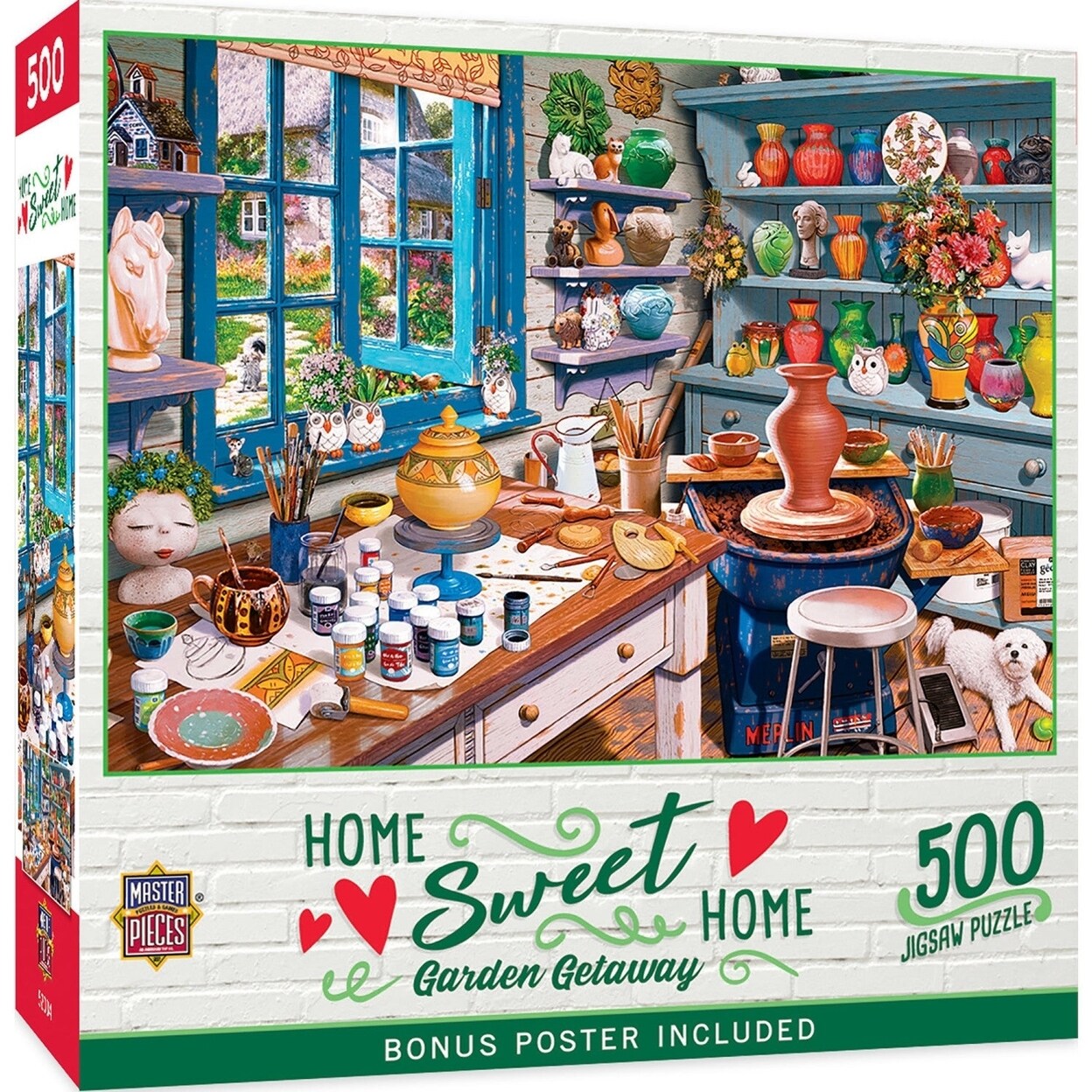 MasterPieces Home Sweet Home - Garden Getaway 500 Piece Jigsaw Puzzle