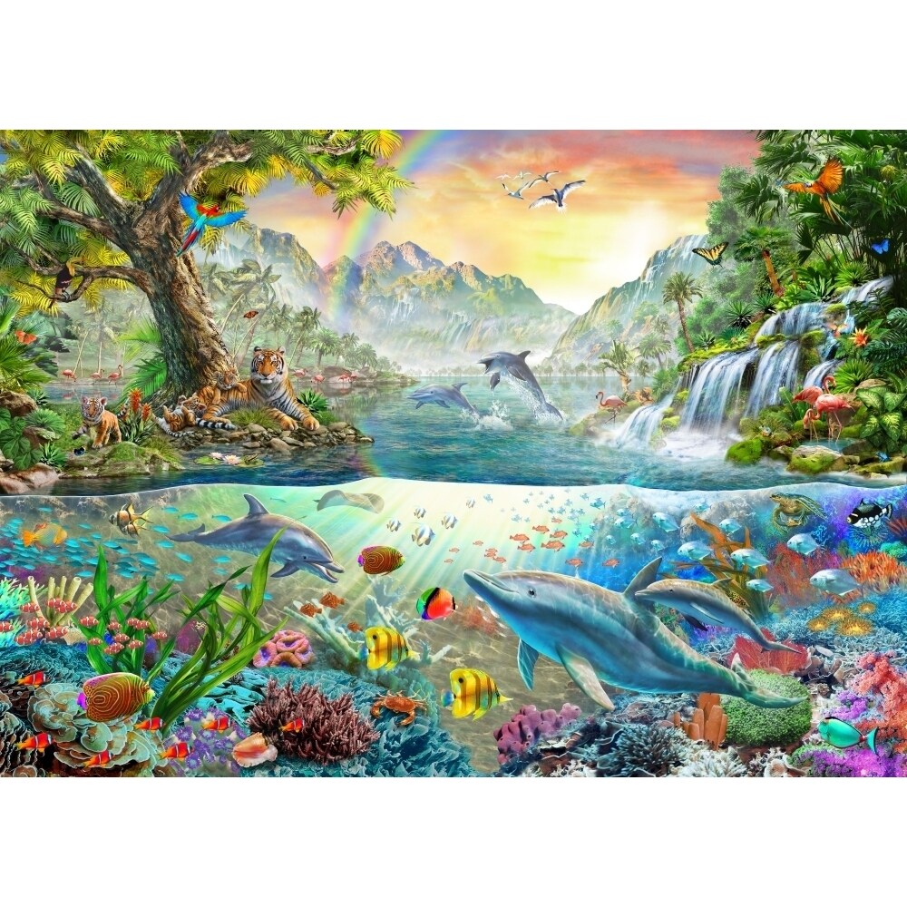Land And Water Utopia Poster Print By Adrian Chesterman