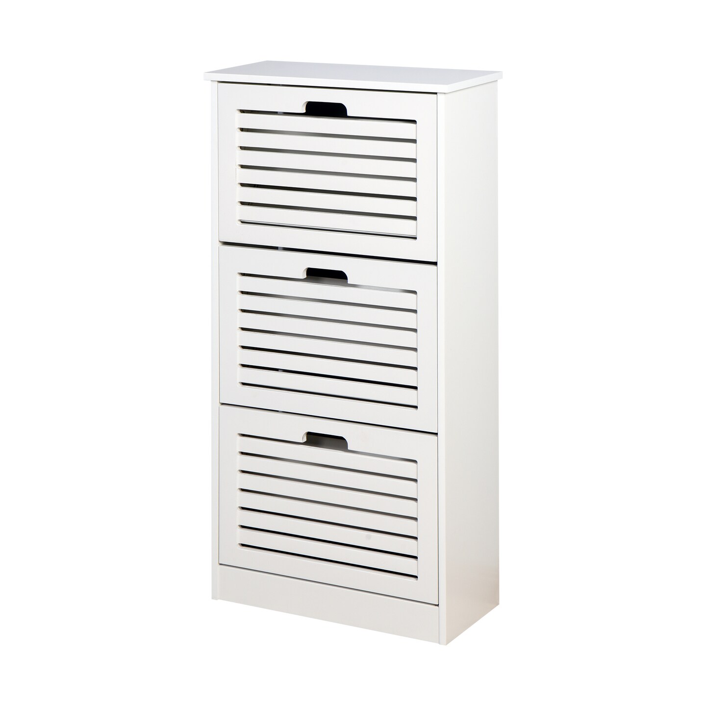 3-Door Shoe Cabinet with Drawers | Organize Footwear