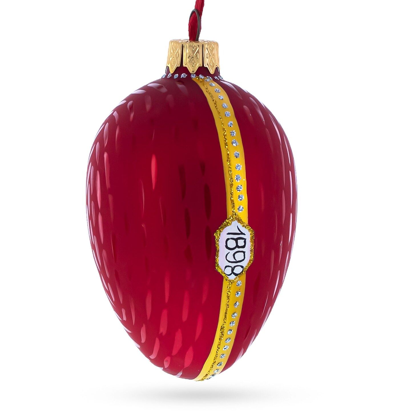 1898 Pelican Royal Egg Glass Ornament 4 Inches