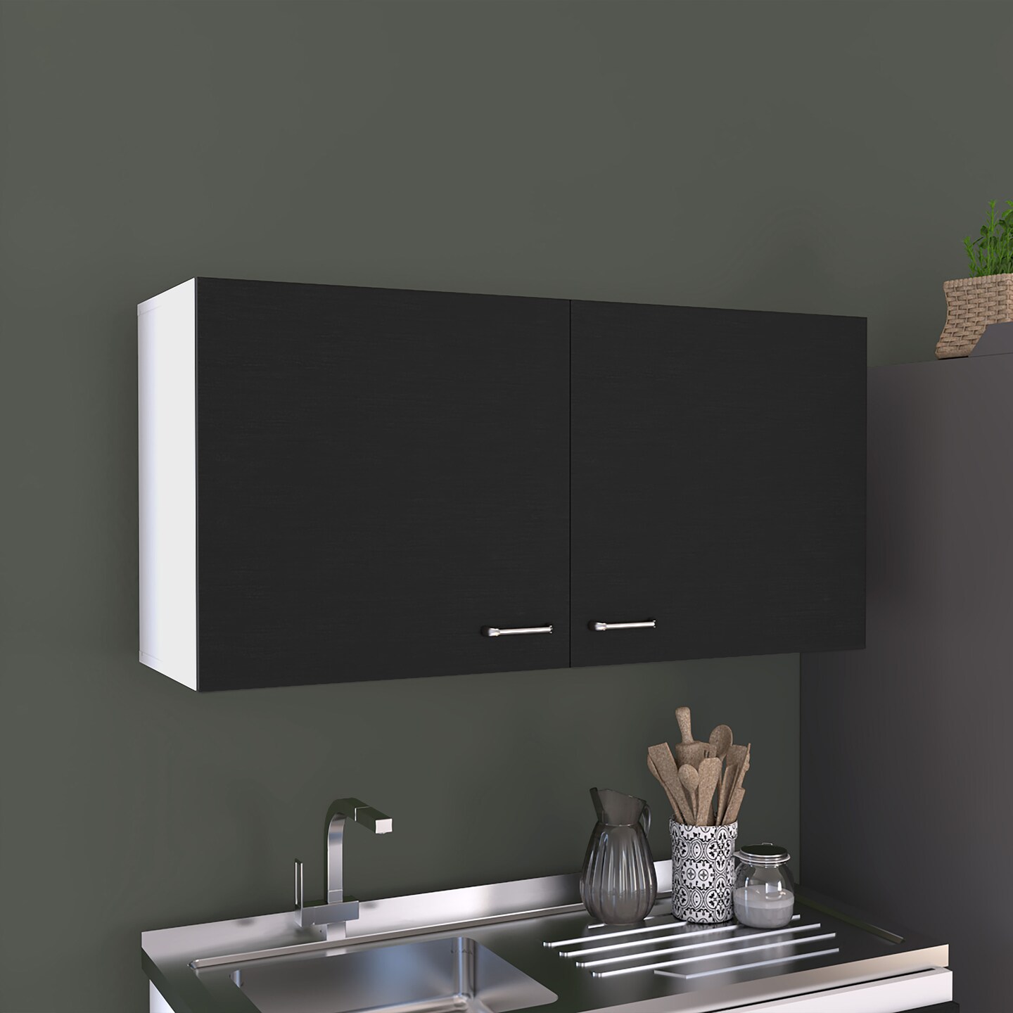 Tuhome Elegant Wall Cabinet - 41.9 | Stylish Storage Solution
