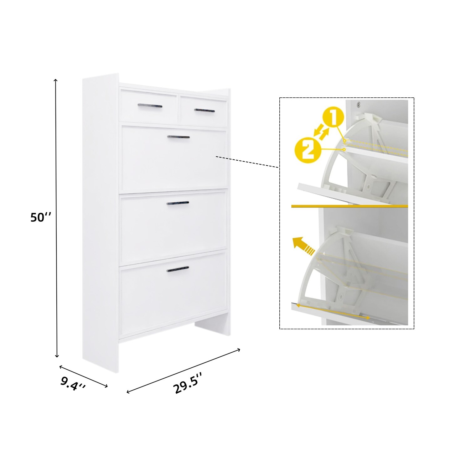 Versatile Shoe Rack with Storage Compartments | Maximize Shoe Storage