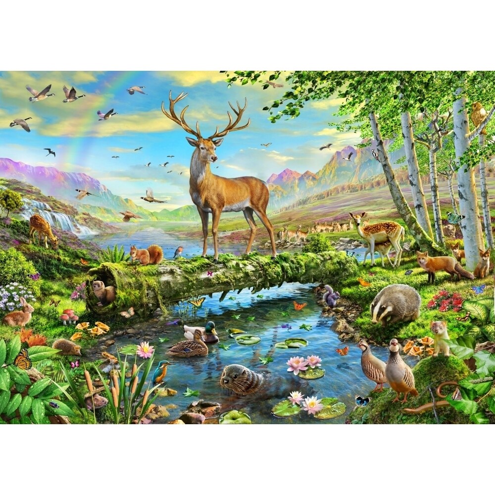 Wildlife Splendor Jumbo Poster Print By Adrian Chesterman
