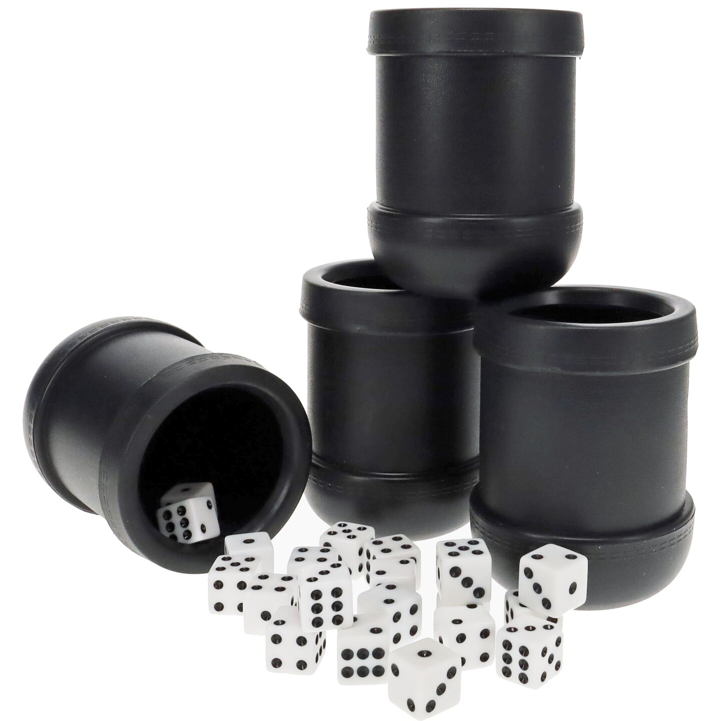 WE Games Liar&#x27;s Dice Set of 4 Plastic Cups