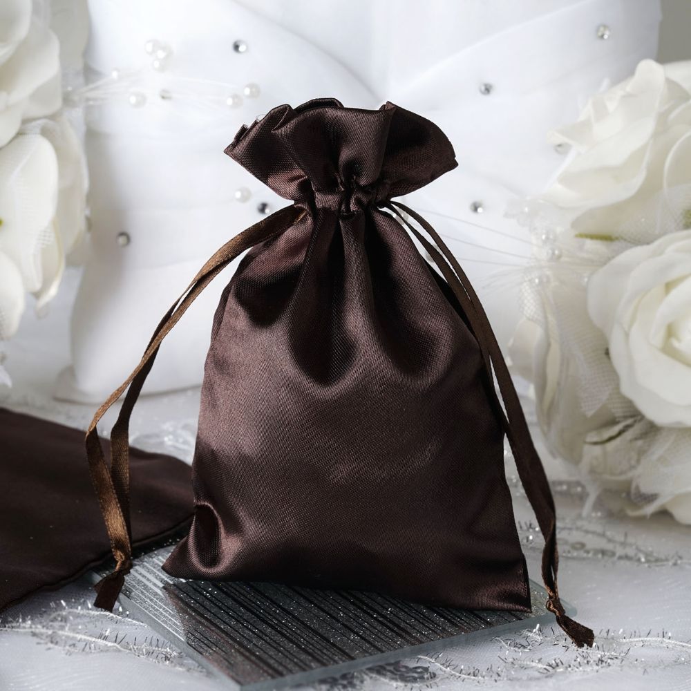 60 pcs 4x6 Satin Favor Drawstring Bags