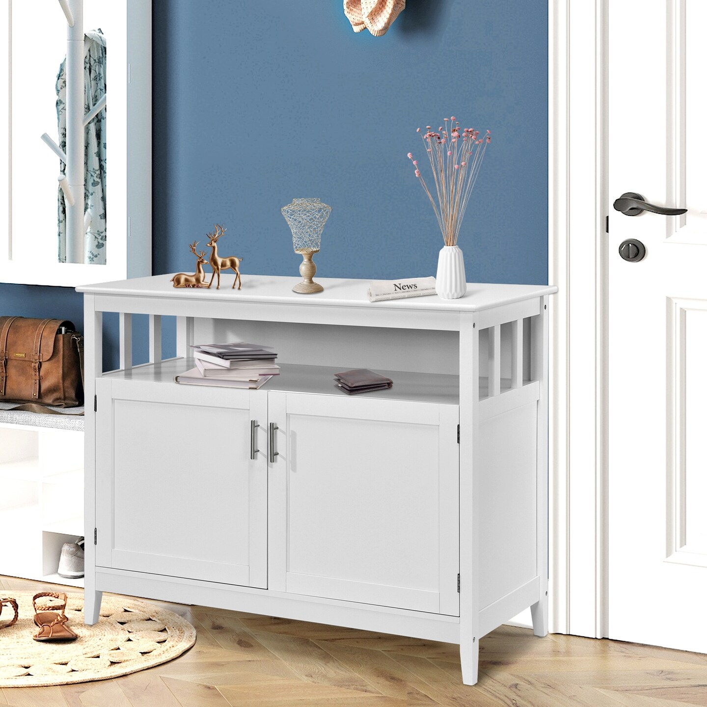 Modern Wooden Kitchen Storage Cabinet