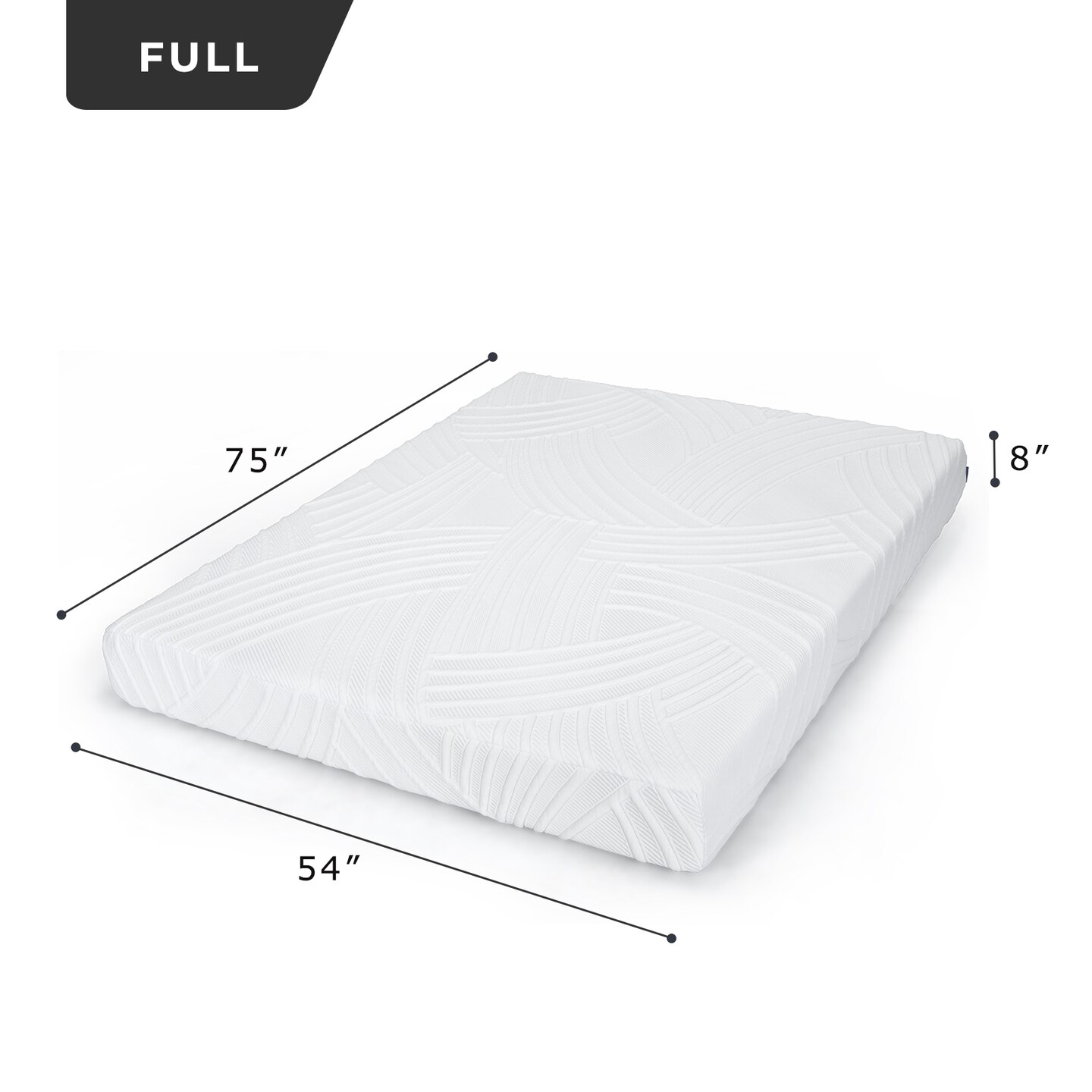 Gel Infused Memory Foam Mattress Firm Hybrid Pressure Relief