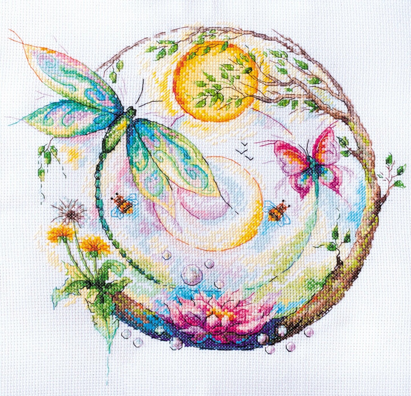Cross-stitch kit Color magic