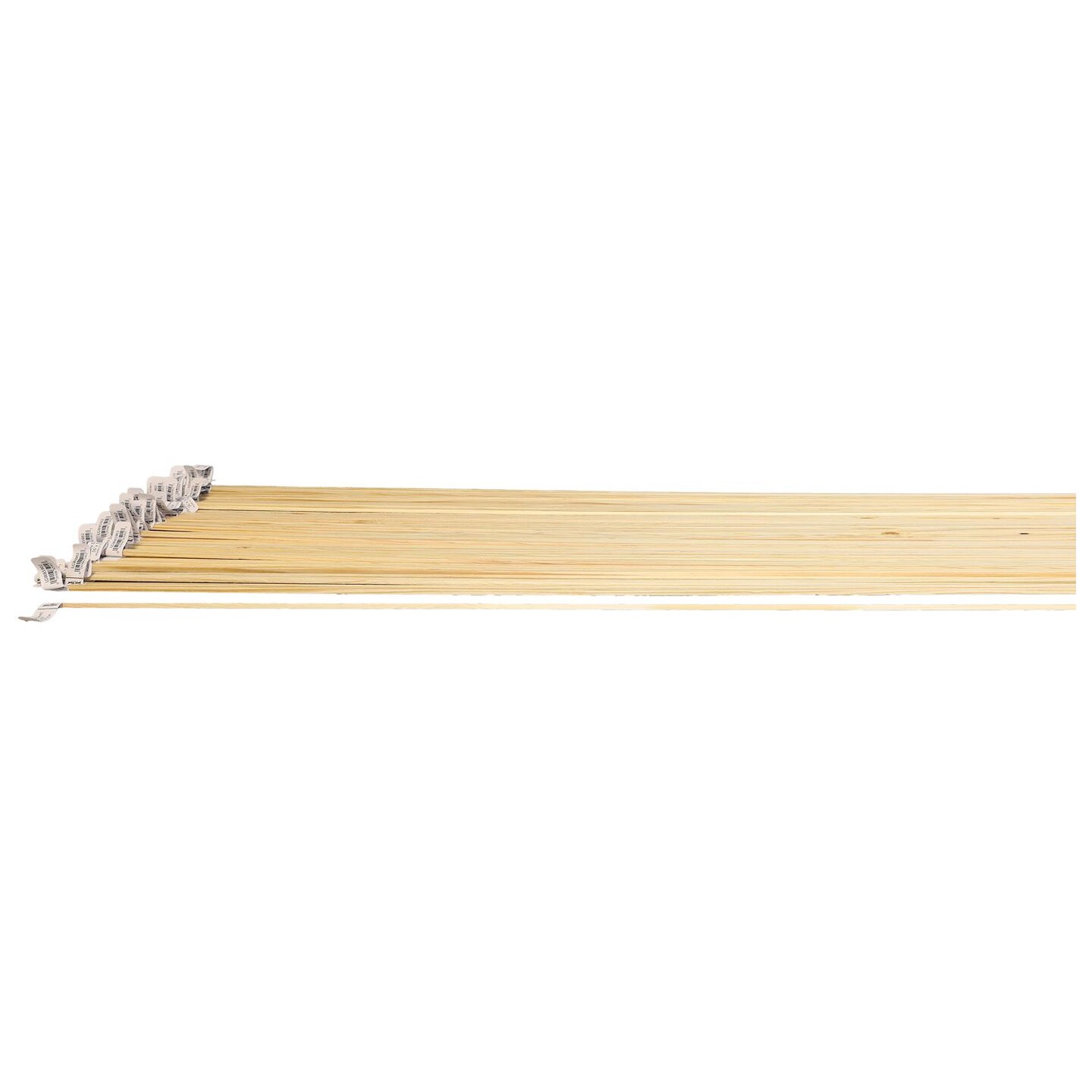 Good Wood by Leisure Arts - Square Dowel, 36&#x22;x1/8&#x22; White 36pc, Pine Wood, Pine Wood Strips, Pine Wood Sticks, Hobby Wood, Wood Pieces for Crafting, Square Dowels