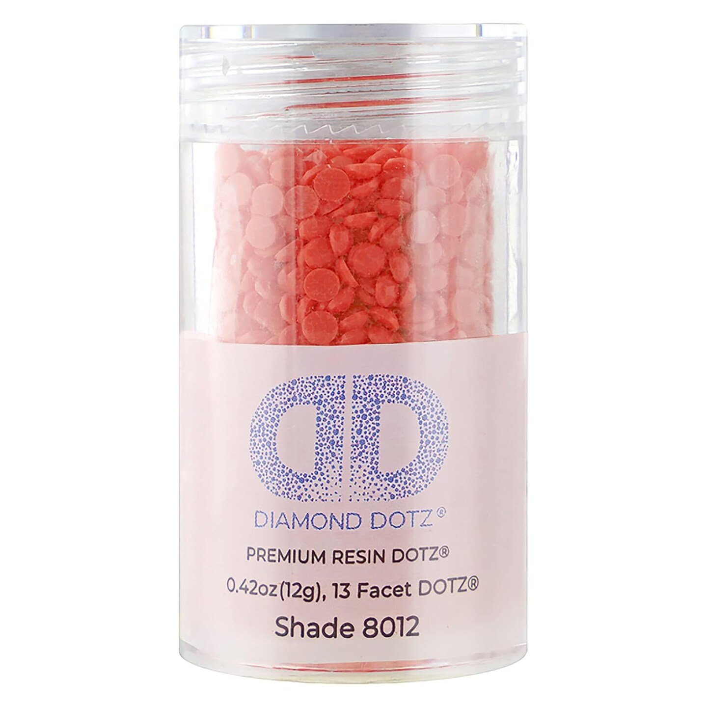 Diamond Dotz 2.8MM 12G Cylinder Pale Scarlet - Freestyle Diamond Painting Beads, Diamond Art Beads, Replacement Drills, Loose Gems for DIY Crafts and Art Projects