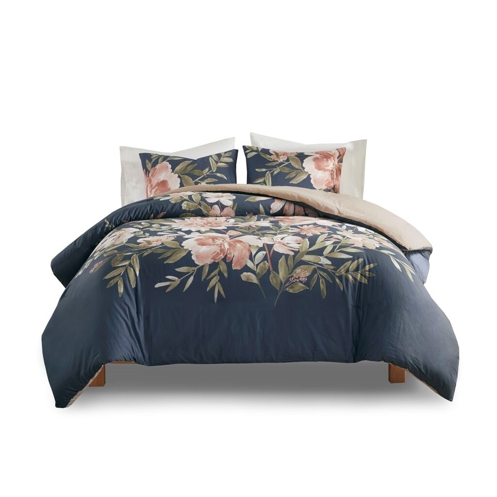 Gracie Mills 8-Piece Cotton Bedding Set Comfortable Elegant Design Grace-13812