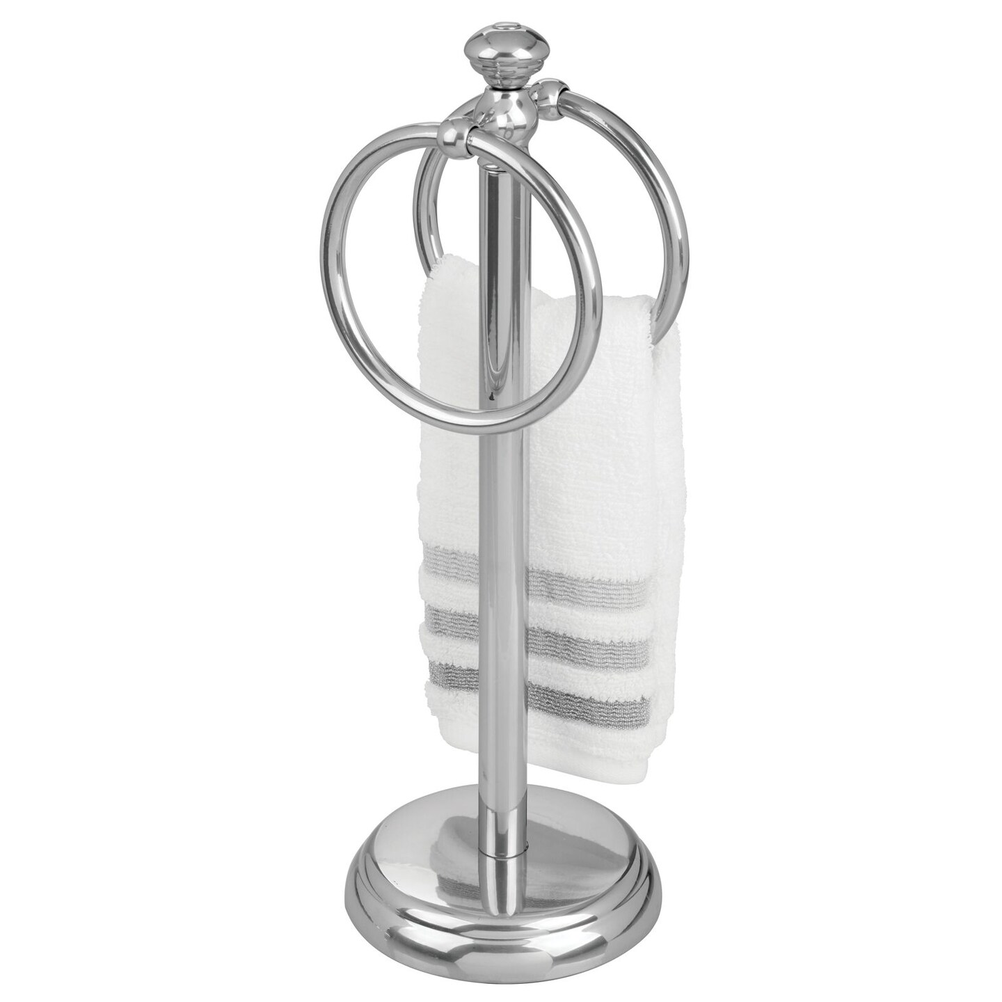 mDesign Metal Fingertip Towel Holder for Bath Vanity Countertop Michaels