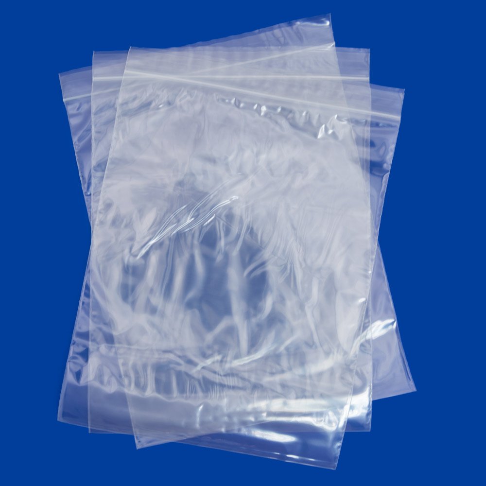 Clear Plastic Reclosable Zipper Bags 8x10 (Package of 100)