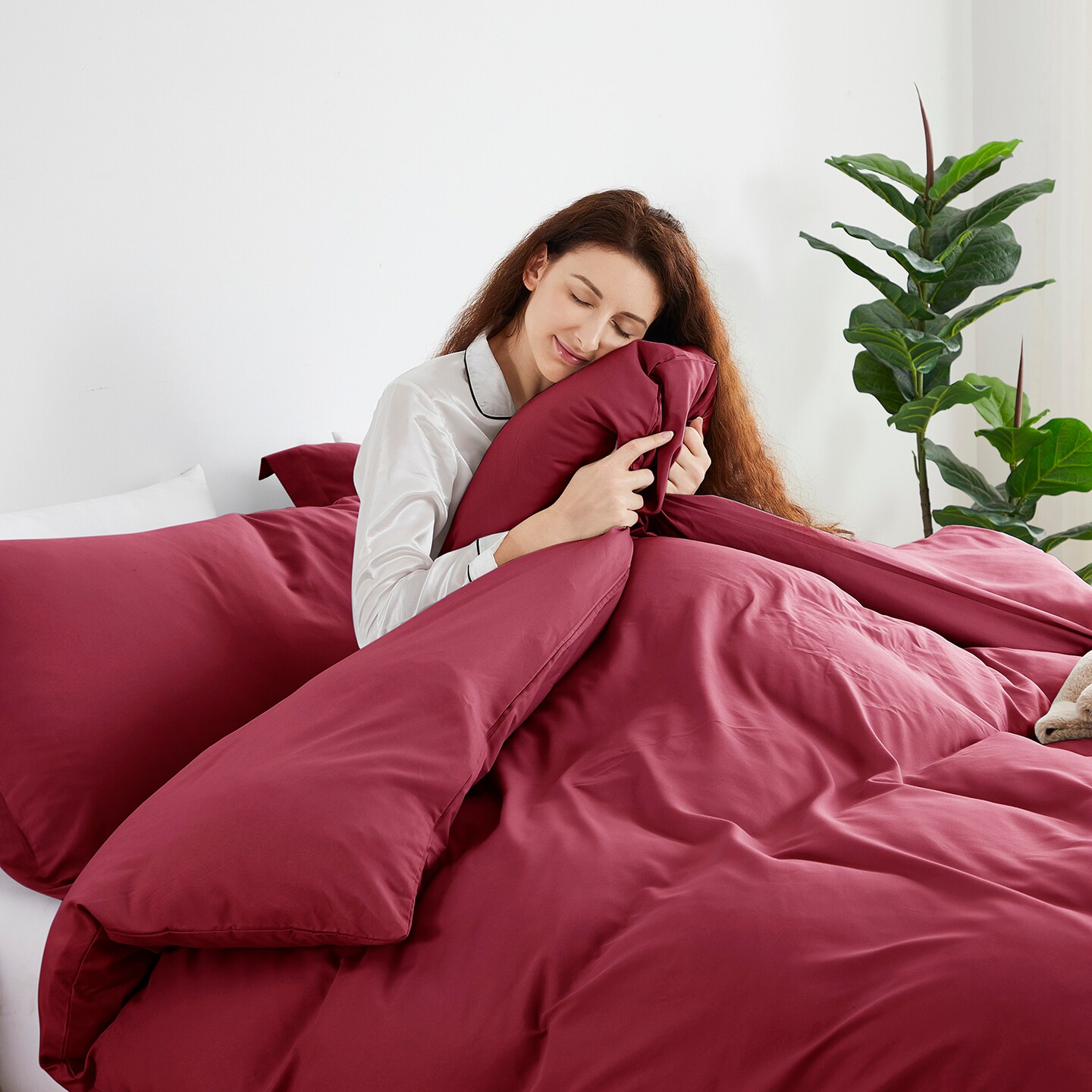Nestl Double Brushed Microfiber Duvet Cover Set