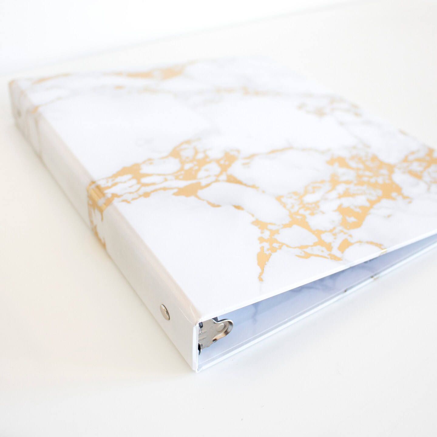 bloom daily planners 1" Ring Binder, 10" x 11.5", Marble