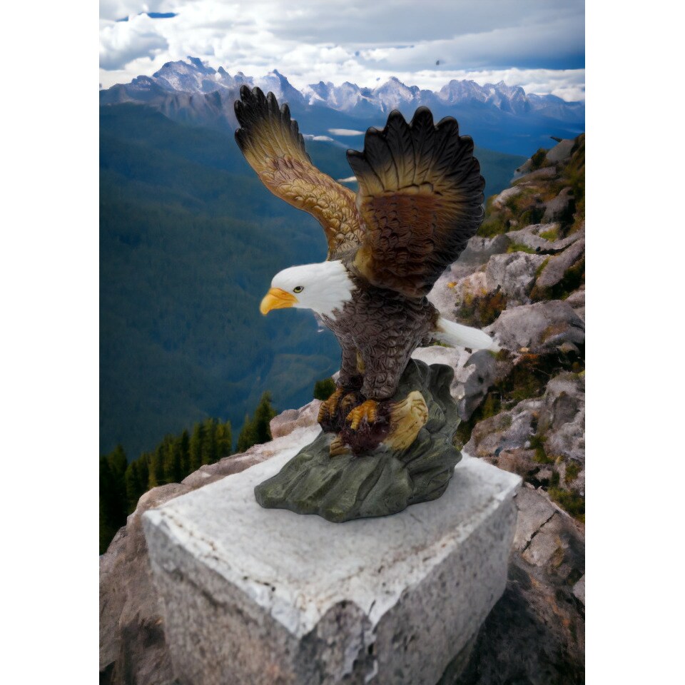 kevinsgiftshoppe Ceramic Bald Eagle Figurine